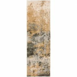 Gentry 19 Silver 2 Ft. 3 In. x 7 Ft. 5 In. Abstract Area Rug by Addison Rugs