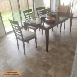 Pro Basic Refined Slate Neutral Stone Residential Vinyl Sheet Flooring 12ft. Wide x Cut to Length by TrafficMaster -TrafficMaster Sales 2024 slate neutral trafficmaster vinyl sheet flooring c9770406k536g14 40 1000