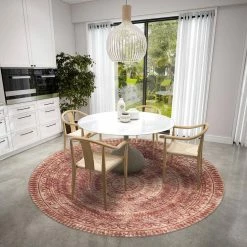 Modena Spice 8 ft. x 8 ft. Round Medallion Area Rug by Addison Rugs -TrafficMaster Sales 2024 spice addison rugs area rugs hdmo7si8ro 31 1000