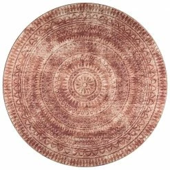 Modena Spice 8 ft. x 8 ft. Round Medallion Area Rug by Addison Rugs
