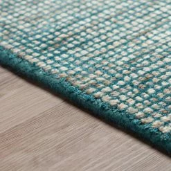 Dexter 1 Teal 2 ft. 3 in. x 7 ft. 6 in. Tonal Solid Wool and Viscose Indoor Area Rug Runner by Addison Rugs -TrafficMaster Sales 2024 teal addison rugs area rugs hddx1te2x8 e1 1000