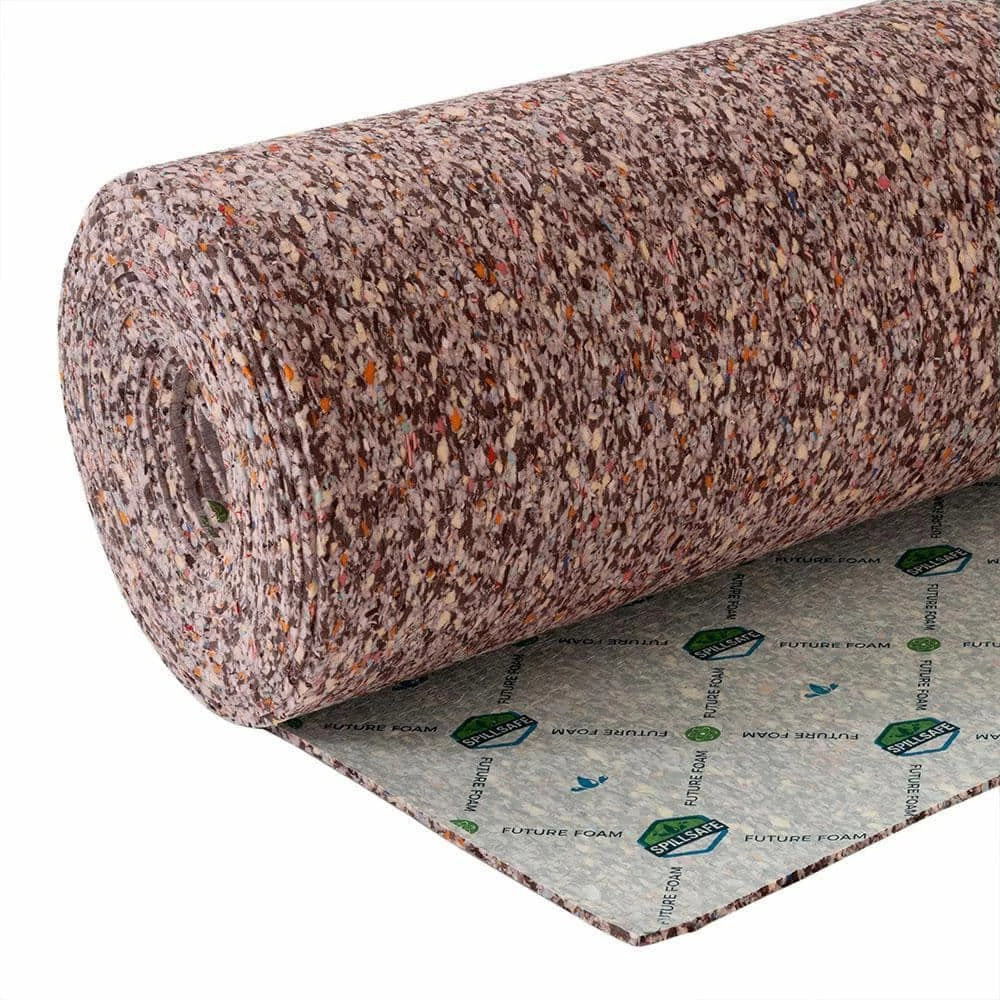 5/16 in. Thick 8 lb. Density Rebond Carpet Pad with Moisture Barrier by TrafficMaster 3 5/16 in. Thick 8 lb. Density Rebond Carpet Pad with Moisture Barrier by TrafficMaster