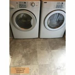 Travertine Grey Stone Residential Vinyl Sheet Flooring 12ft. Wide x Cut to Length by TrafficMaster -TrafficMaster Sales 2024 travertine grey stone trafficmaster vinyl sheet flooring u9880 407c992p144 40 1000