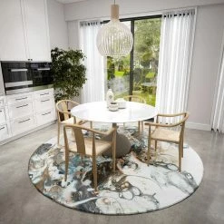 Copeland Volcano 8 ft. x 8 ft. Round Abstract Area Rug by Addison Rugs -TrafficMaster Sales 2024 volcano addison rugs area rugs hdkc11vl8ro 31 1000