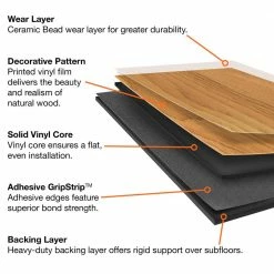Weathered Stock Chestnut 6 in. W x 36 in. L Grip Strip Luxury Vinyl Plank Flooring (24 sq. ft. / case) by TrafficMaster 10 Weathered Stock Chestnut 6 in. W x 36 in. L Grip Strip Luxury Vinyl Plank Flooring (24 sq. ft. / case) by TrafficMaster -TrafficMaster Sales 2024 weathered stock chestnut trafficmaster vinyl plank flooring 83312 66 1000